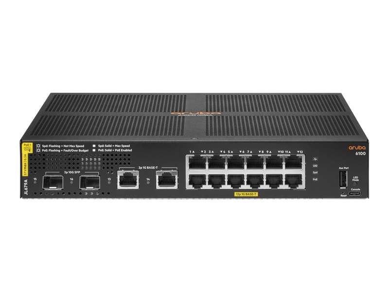HPE ARUBA NETWORKING 6100 12G CL4 2SFP