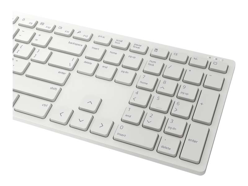 Dell Pro Wireless Keyboard and Mouse - KM5221W - US International (QWERTY) - White