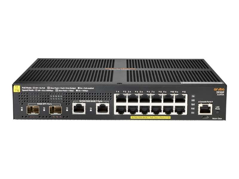 Aruba 2930F 12G PoE+ Swch