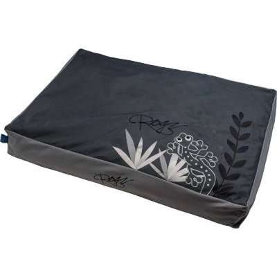 Rogz Flat Podz Dog Bed - Large (107cm x 72cm x 11cm) (Silver Gecko on Grey Design)
