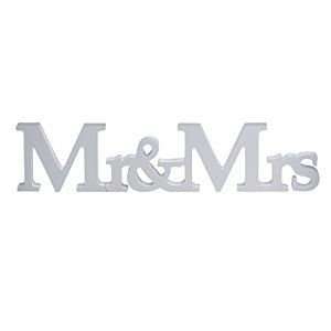 Vintage Affair - Mr & Mrs Wooden Sign (Pack of 1)