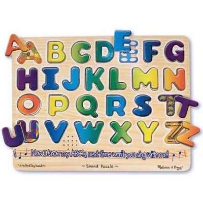 Melissa & Doug Sound Puzzles - Alphabet (26 Pieces)