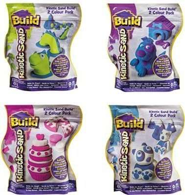 Kinetic Sand Build 2 Colour Pack (Supplied pack may vary)