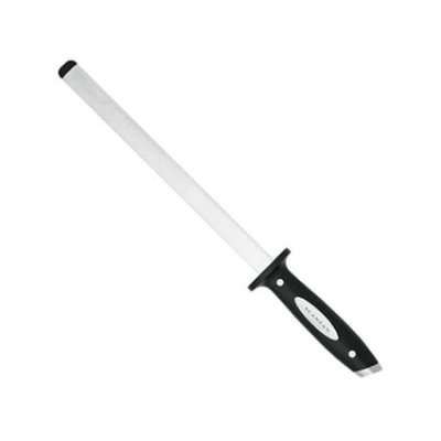 SCANPAN Classic 26cm Diamond Sharpening Steel (Black and Silver)