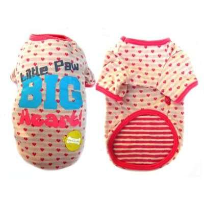Dog's Life Little Paws Summer Tee (Pink) (Extra Extra Small)