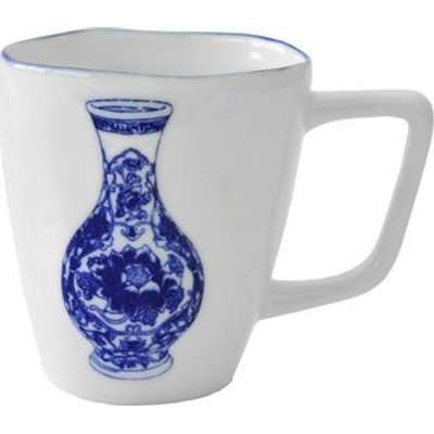 Eetrite Potters Collection Mug (Oriental Vase) (Blue and White)