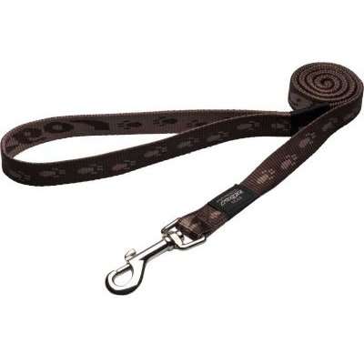 Rogz Alpinist K2 Fixed Dog Lead - Large 20mm (Chocolate Rogz Design)