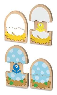 Melissa & Doug Classic Toys - Baby Slide and Seek Egg