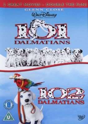 101 Dalmatians/102 Dalmatians (English, Norwegian, Danish, DVD)