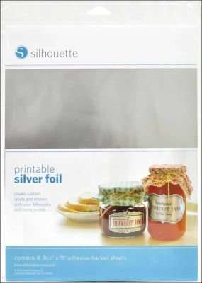 Silhouette CAMEO Printable Silver Foil