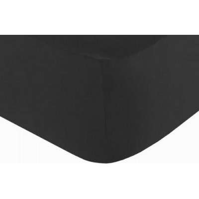 Horrockses Polycotton Fitted Sheet (King) (Chocolate Brown)