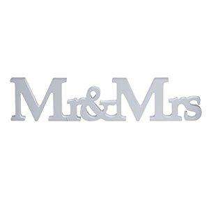 Vintage Affair - Mr & Mrs Wooden Sign (Pack of 1)