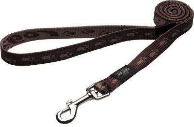 Rogz Alpinist K2 Fixed Dog Lead - Large 20mm (Chocolate Rogz Design)