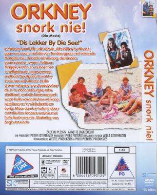 Orkney Snork Nie  - Die Movie (Afrikaans, DVD)