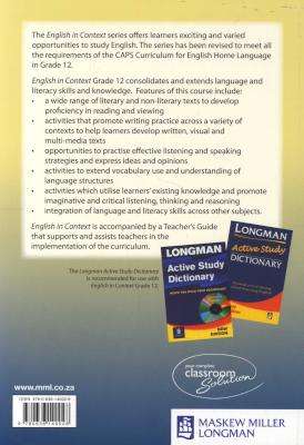 English in Context Caps - Gr 12: Learner's Book (Paperback)