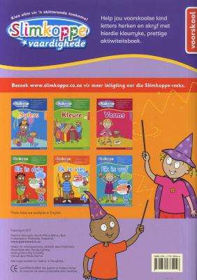 Slimkoppe Vaardighede Skryf En Skoonvee: Letters (Afrikaans, Staple bound)