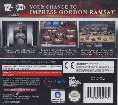 Hell's Kitchen (Nintendo DS, Game cartridge)