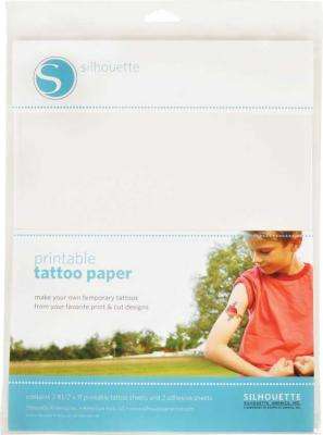 Silhouette CAMEO Printable Tattoo Paper