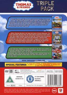 Thomas the Tank Engine and Friends: Triple Pack (DVD, Boxed set)
