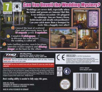 Nancy Drew - The Model Mysteries (Nintendo DS, Game cartridge)
