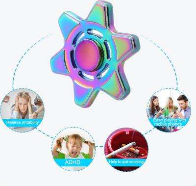 Tuff-Luv Hex-Star Fidget Spinner