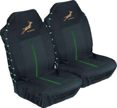 Stingray Springbok Front Seat Cover Set Set (2 Piece) (Black)