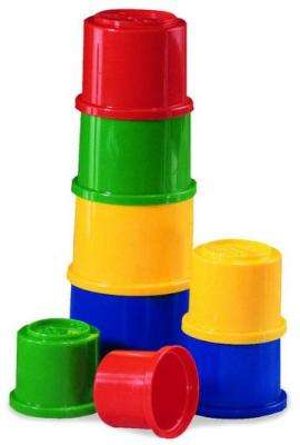 Fisher-Price Brilliant Basics Stack And Roll Cups