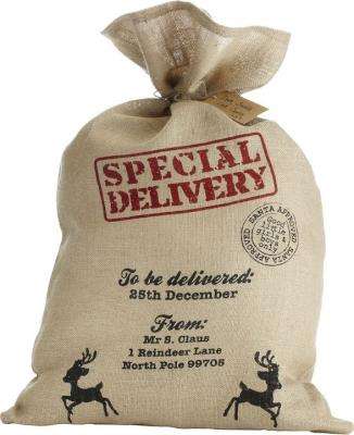 Vintage Noel - Hessian Santa Sack (Pack of 1)