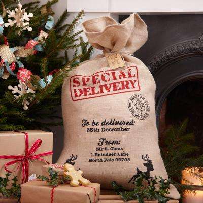 Vintage Noel - Hessian Santa Sack (Pack of 1)
