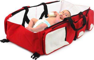 Nuovo Baby 2-in-1 Nappy Bag & Changing Bag - Red
