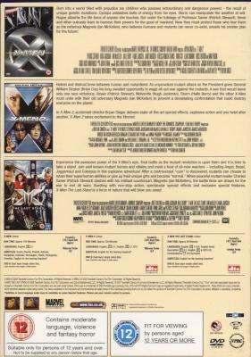 The X-Men Collection - X-Men / X-Men 2 / X-Men 3: The Last Stand (DVD, Boxed set)