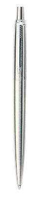 Parker Jotter Ballpoint Pen with Medium Nib (Blue Ink)(Stainless Steel with Chrome Trim)