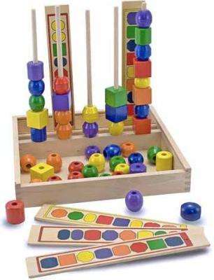 Melissa & Doug Classic Toys - Bead Sequencing Set