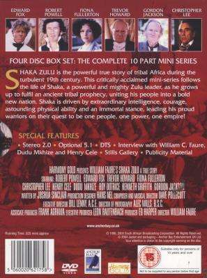 Shaka Zulu  - The Complete 10-Part Mini-Series (DVD, Boxed set)