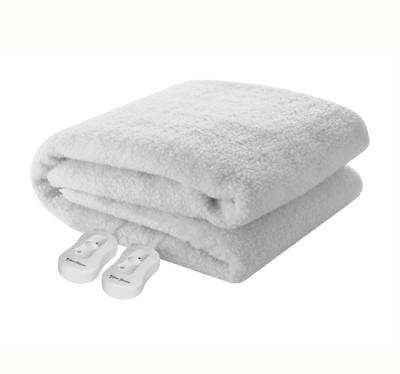 Pure Pleasure Sherpa Electric Blanket with Straps (Fitted) (King)