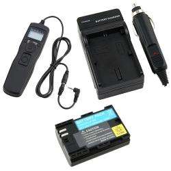 Timer Remote Cord/ Battery/ Charger for Canon EOS 5D/ 60D