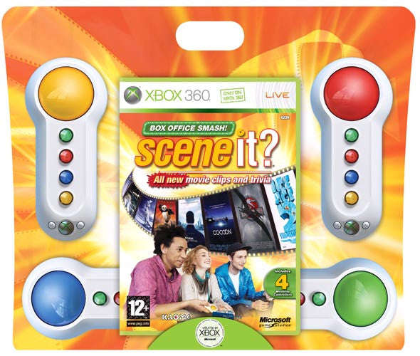Box office smash! Scene it? + 4 Buzzers Xbox 360 (Pre-Played)