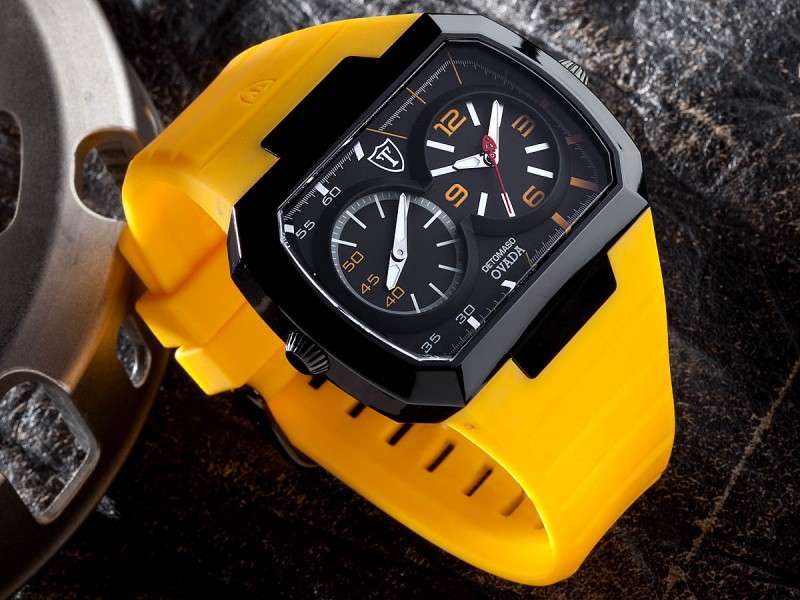 DETOMASO ITALIA OVADA DUAL TIME CHORNO WATCH W. BOX, PAPERS, FULLY LOADED!!