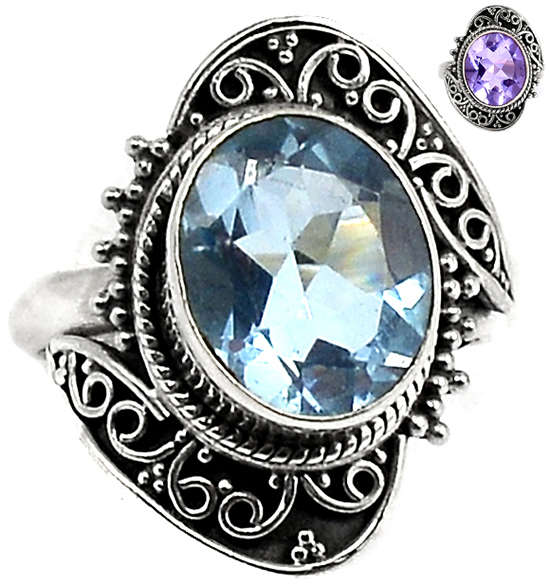 ***UNUSUAL!!!*** GORGEOUS COLOUR CHANGE ALEXANDRITE IN SOLID STERLING SILVER RING!!!