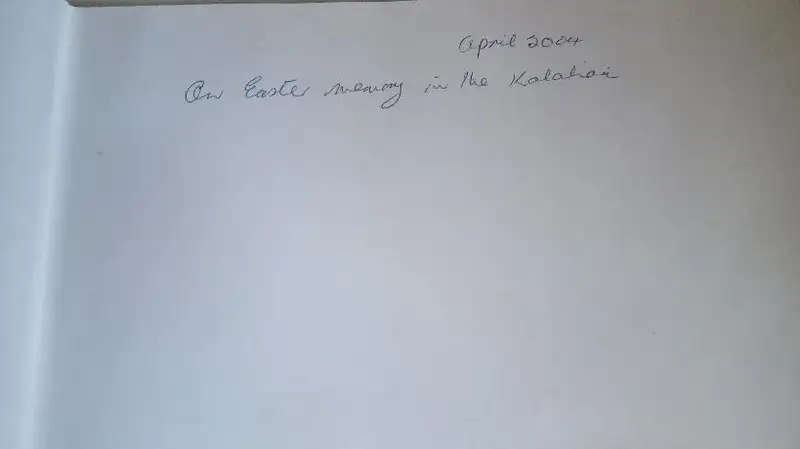 Ousus Lady of the Kalahari-First Edition