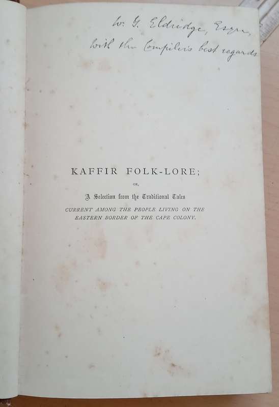 Káffir Folk Lore  1882 First Edition by George McCall Theal
