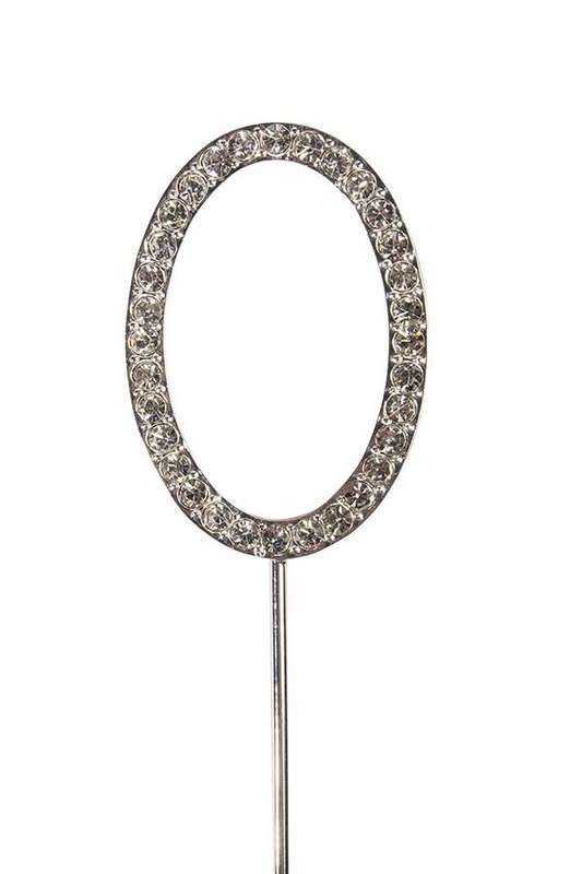 Culpitt O Diamante Letter Topper Wedding Anniversary Birthday Cake Decorations