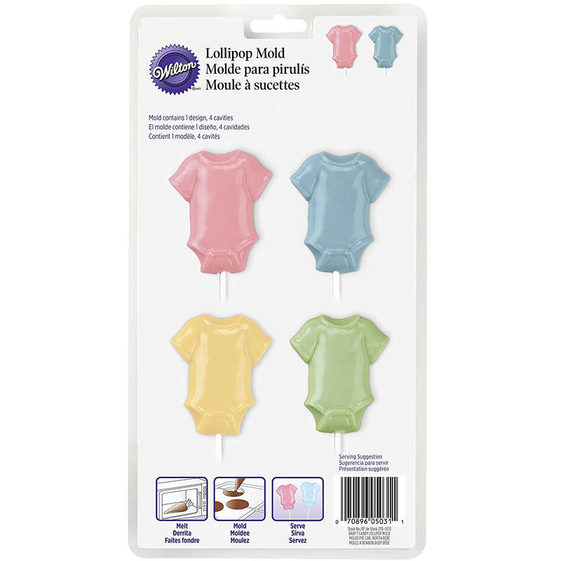 Wilton BABY T SHIRT Candy Chocolate Lolli Mould Children New Arrivals Decorating