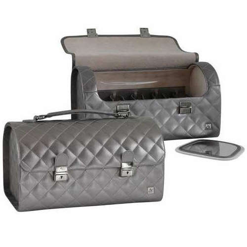 AB Collezioni Girls Ladies Glamour Beauty Cosmetics Makeup Case With Mirror NEW