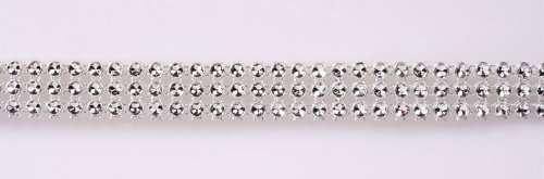 Culpitt Silver Diamante Trim Wedding Cake Food Decoration Silver Medium 14mm