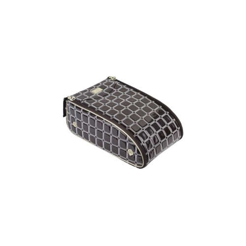 Moda Marisa Ladies Large Golf Shoe Bag Case Pouch With 3 Pockets - Gold Rush