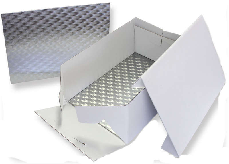 PME Oblong Cake Baking Box & Support Card Board 381 x 278mm (15` x 11` Inch )