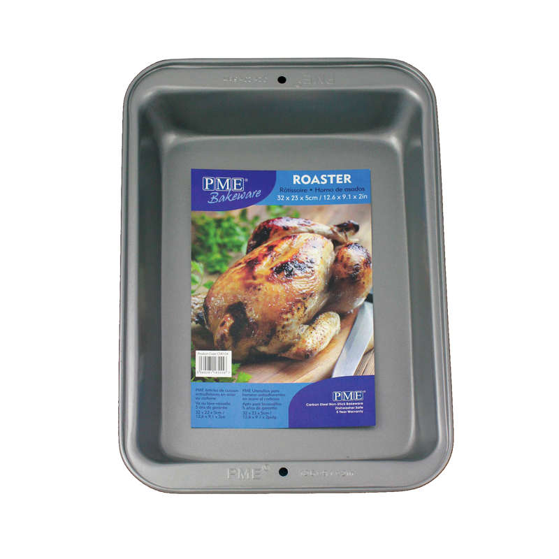 PME Cake Oblong Baking Non Stick Regular Roaster Tin Pan Tray 32 x 23 x 5cm