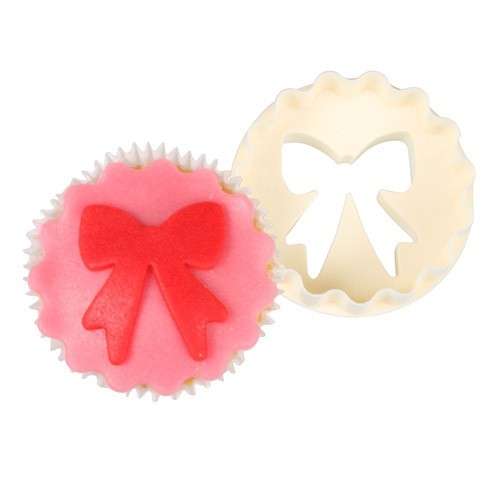 FMM Cutter Cup Cake Bow Scallop Cake Cutting Tool Icing Fondant Paste Decoration