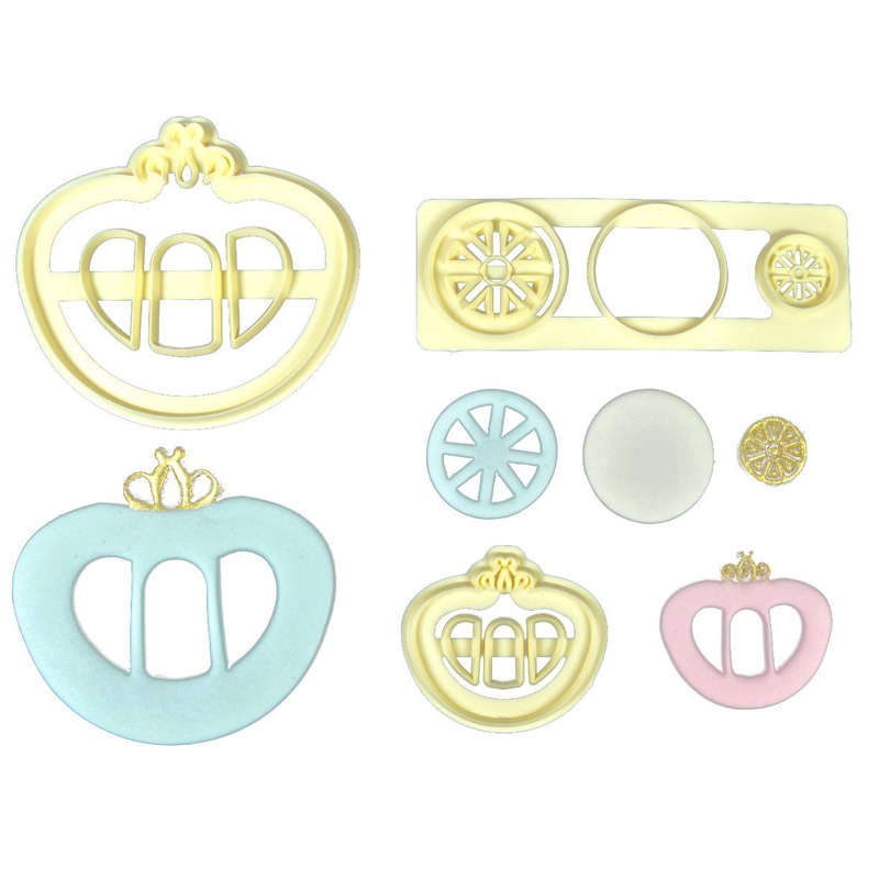 FMM Princess Carriage 2 Set Sugarpaste Sugarcraft Cutter for Cake Decoration